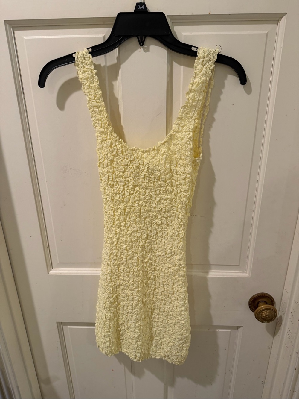 Ivory Park Yellow Smocked Mini Dress Size S